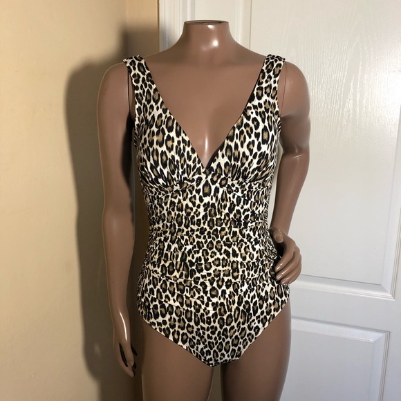 tommy bahama leopard swimsuit